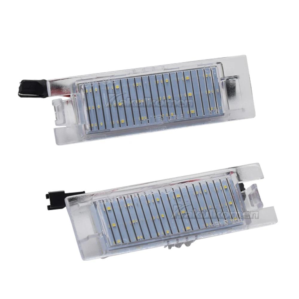 2Pcs Canbus LED License Plate Light For Fiat Bravo Argo Grande Punto Evo Siena 500L Doblo Croma Marea Seicento Tipo