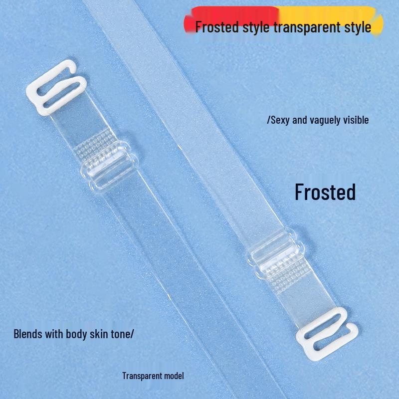Transparent Non-Slip Bra Straps: Seamless, Invisible, Replaceable, Non-Binding Shoulder Straps