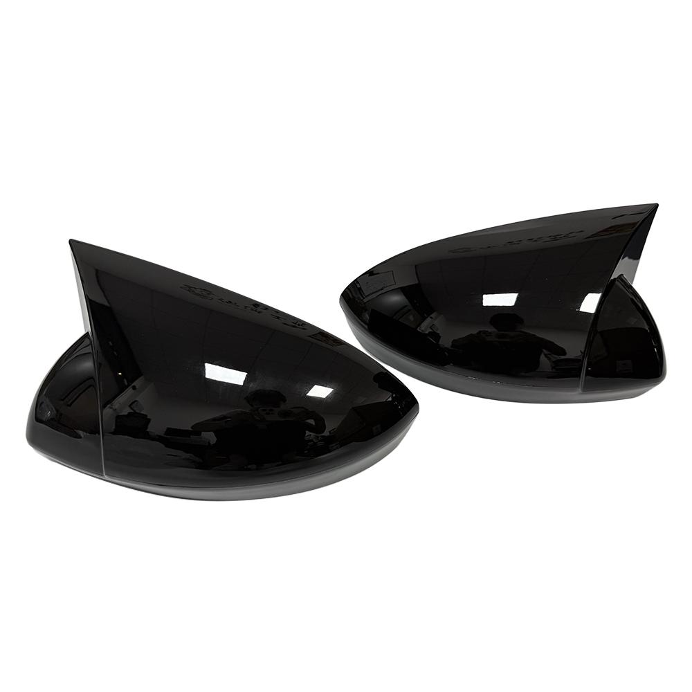 For Renault Megane 4 MK4 2016-2020 Car Rearview Side Mirror Cover Wing Cap Sticker Exterior Door Case Trim Carbon Fiber Auto