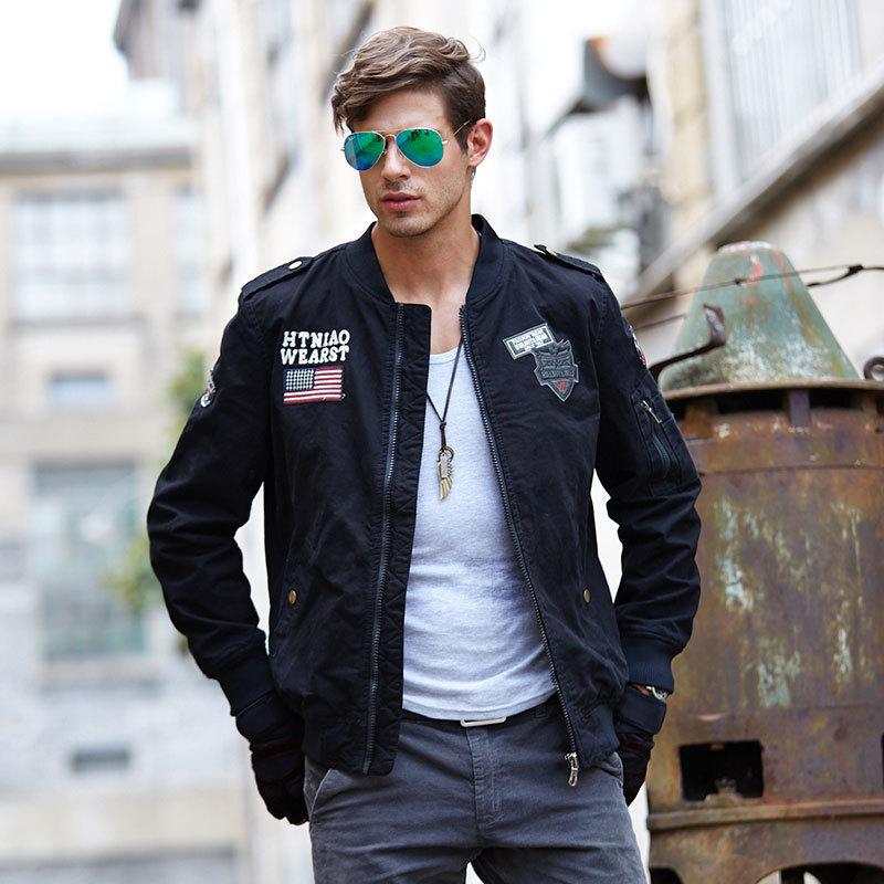 Autumn and Winter American Baseball Jacket, Air Force Flight Jacket, Workwear, Long Sleeved Top