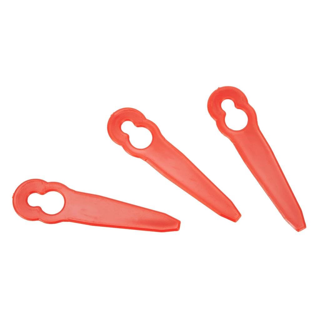 Brand New Plastic Blades 40PCS Grass Grass Trimmer Plastic Red Replace Trimmer 83MM Length Accessories Cordless