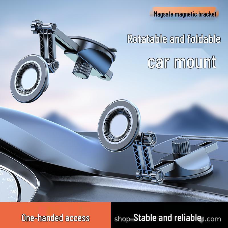 

Magnetic Phone Holder for Car: Dashboard and Windshield Mount for Navigation