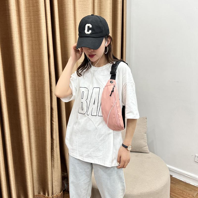 Unisex Waist Bag Chest Bag Crossbody Bag Hip Waist Pack Belt Purse Canvas