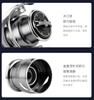 MAVLLOS FC4000 Spinning Gear 15kg Max Drag Stainless Steel Drag CNC Machined Suitable for Large Saltwater and Freshwater Use Reel, 6.31 High-Speed