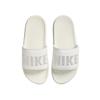 Nike Offcourt Comfortable Fashion Casual Versatile Slide Sandals Women Footwear White Metallic-Silver BQ4632-113