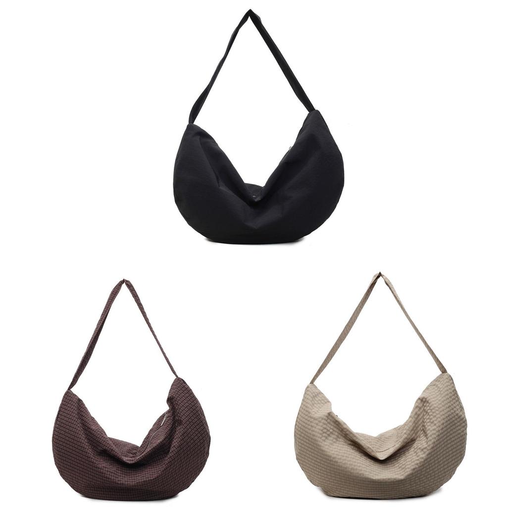 Summer Style Large Capacity Nylon Tote Bag With Zipper Closure For Daily Use