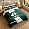 Bedding Set 1 Duvet Cover 2 Pillowcases Plymouth Argyle FC Print Soft Bed Linen Bedroom Decor