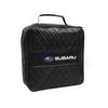 Car Leather Storage Bag Trunk Sundries Charging Cable Organizer For Subaru Impreza Legacy WRX STI BRZ Crosstrek Forester Outback Z14