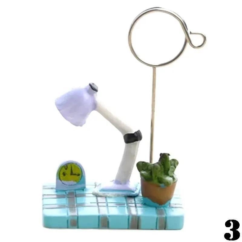 

Папка для сообщений Заметки Украшение Фоторамка Настольный зажим Клейкий Креативный зажим Держатель для карточек Держатель для фотографий Настольное украшение 3