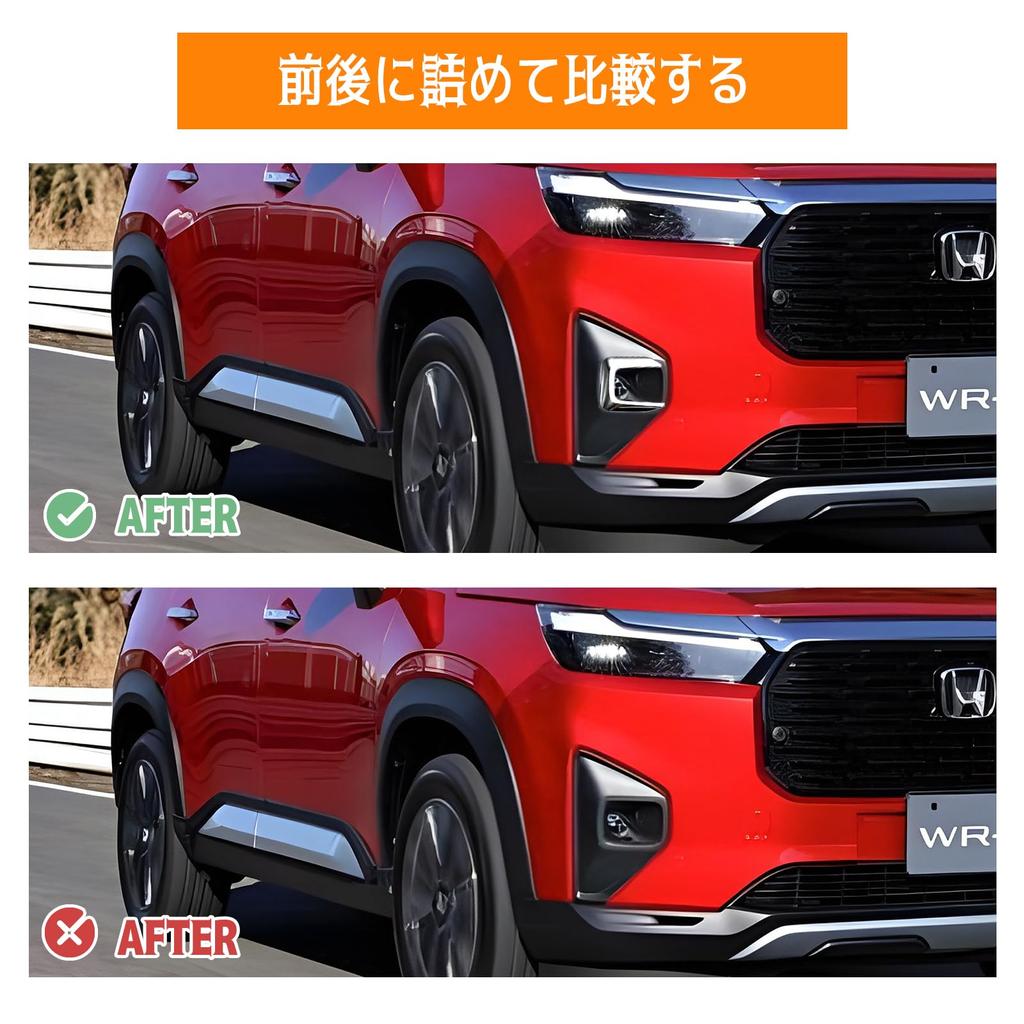 CMD Honda Model WR-V Compatible with DG5 Series X/Z/Z+, Car Fog Lamp Cover, Fog