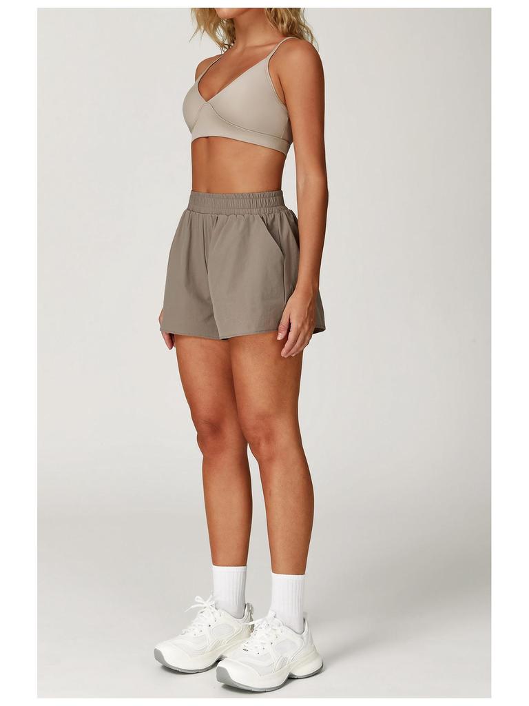 ZeChuang Women's Quick-Dry Sun Protection Running Shorts - Breathable, Cool, Anti-Exposure Fitness Wear