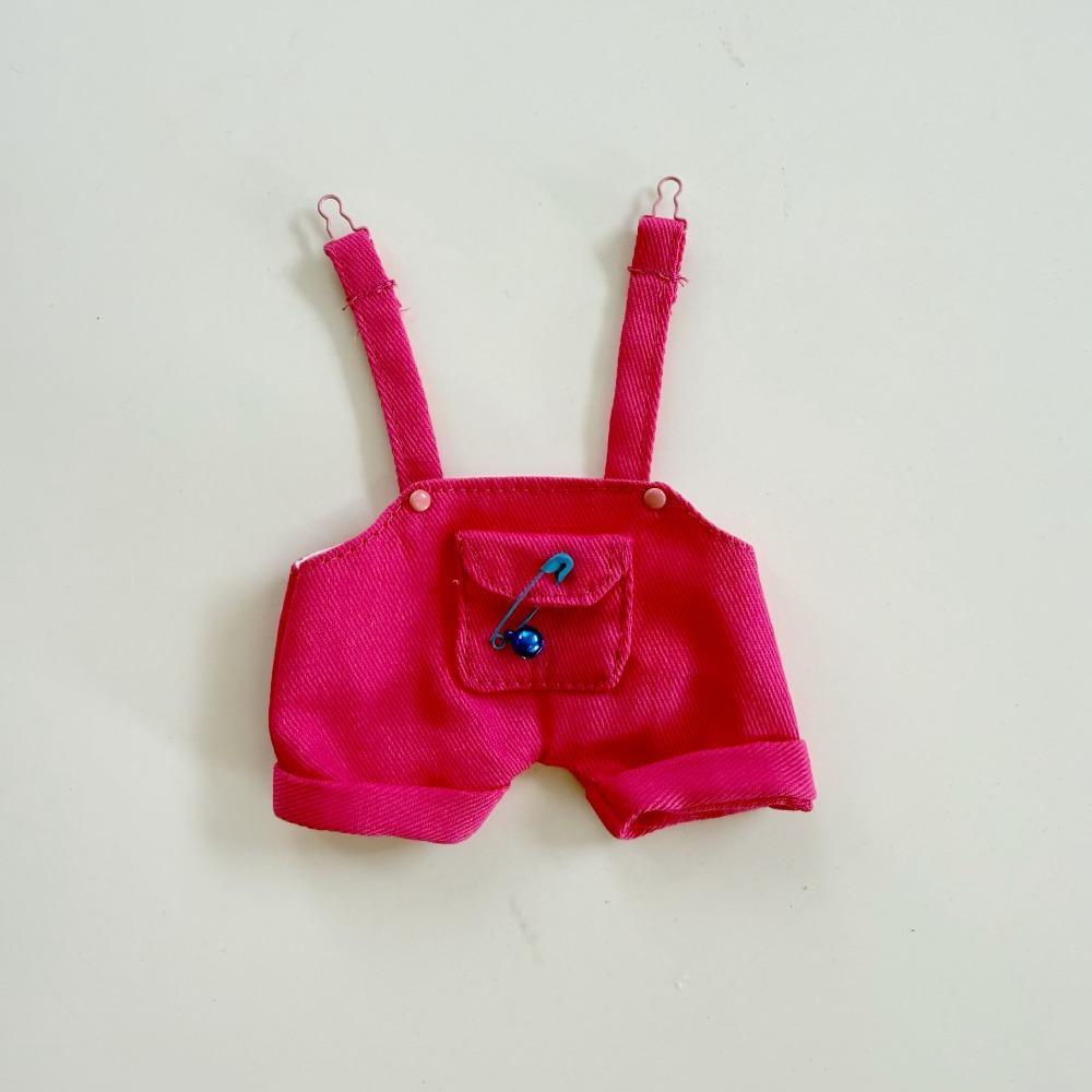 

Фруктовый цвет Комбинезон для куклы Labubu 17 см Плюшевая одежда для кукол Детский подарок розы красного