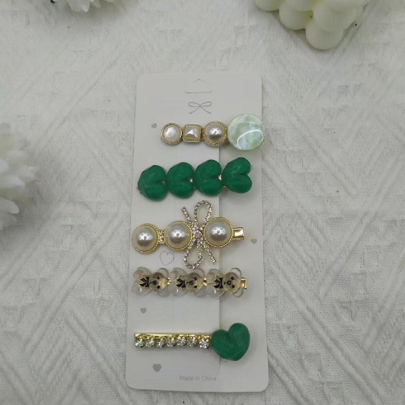 2022 Winter Korean Style Metal Hair Clip for Girls - Trendy Bangs Hairpin and Side Clip Hair Accessories