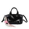 Fashion Simple Pu Handbag With Single Strap And Zipper Closure For Wear Daily