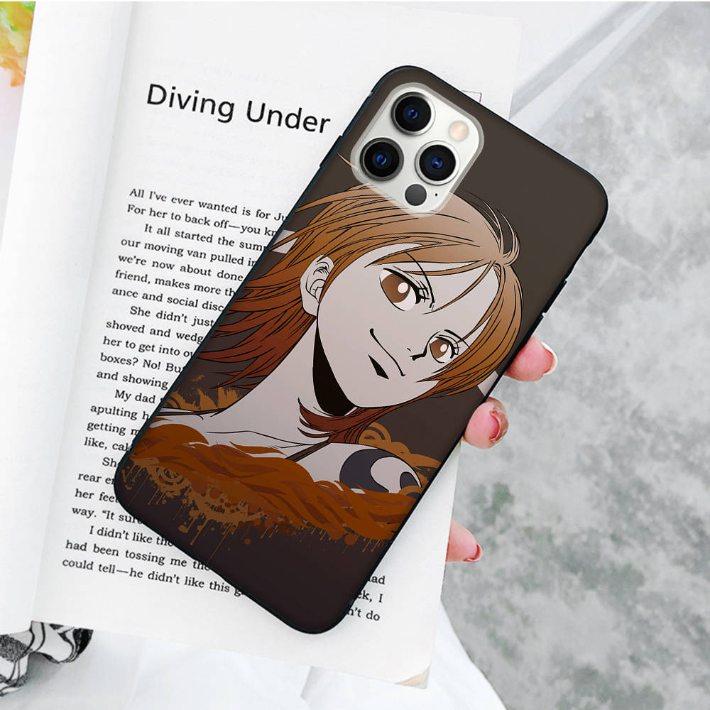 

JW77 цельный мягкий чехол Nami Robin черного цвета для Samsung Note 20 Lite S24 Ultra S23 A03 A05 A06 A11 A71 A15 A16 A13 A24 A25 A33 A52 A53 A50 M55 M35 Plus Samsung S22 Ultra гагат