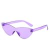 Purple Black Red Sunglasses Cateye Eyewear Women Brand Designer Small Triangle Vintage Sun Glasses Retro Sexy Cat Eye Sunglasses
