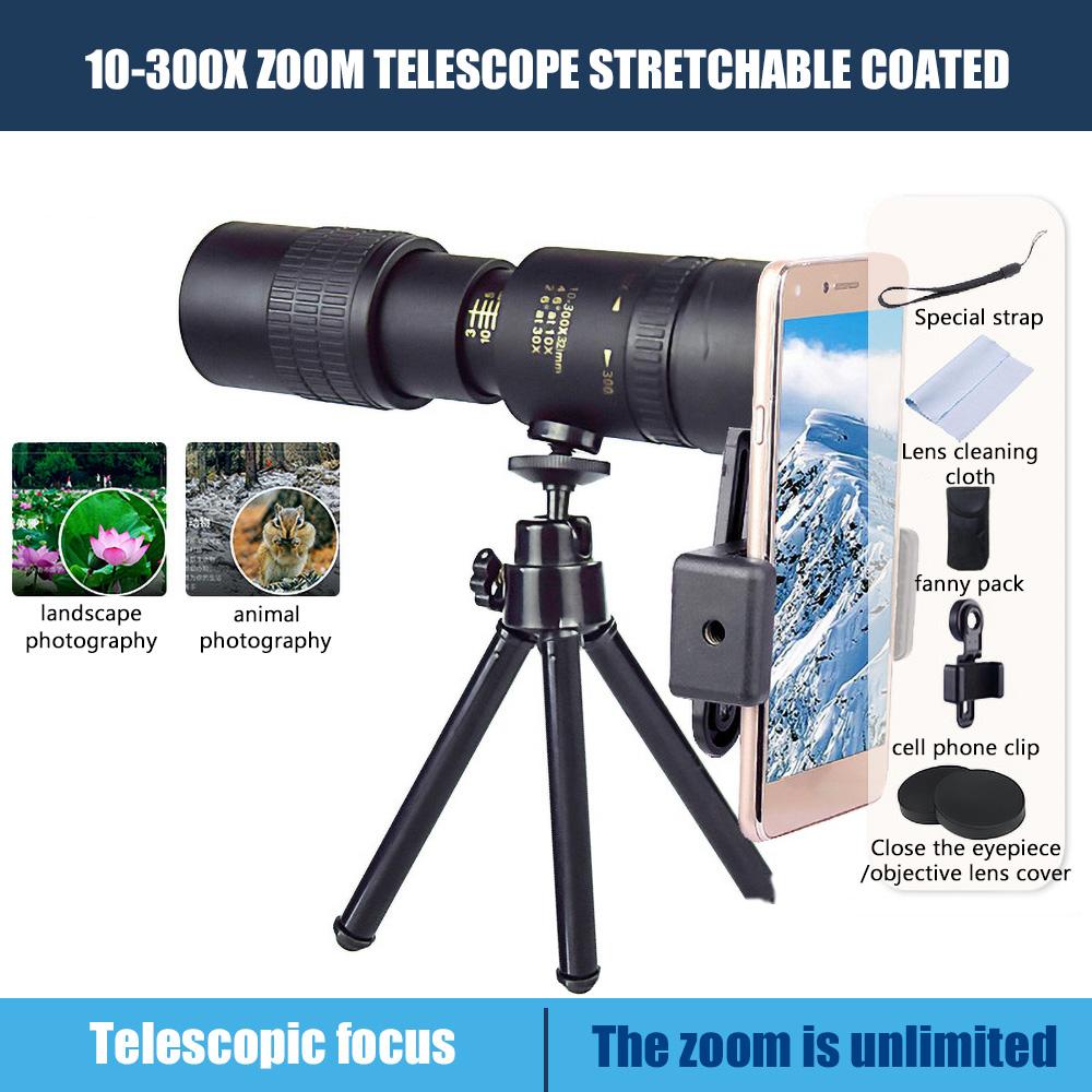 

Mobile Phone Telephoto Lens Concert Shooting Artifact Zoom External Telescope High Magnification Single Tube HD Photography чорний
