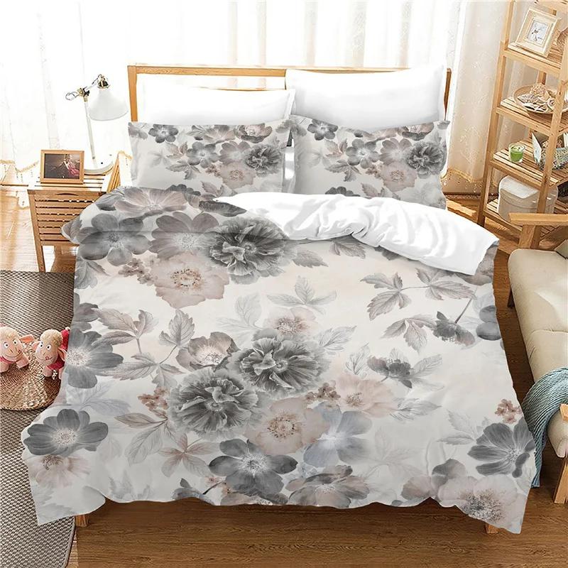 Comforter Love Bedding Set Leopard Rose Valentine'S Gift Soft Comfortable 100% Bedclothes Luxury New