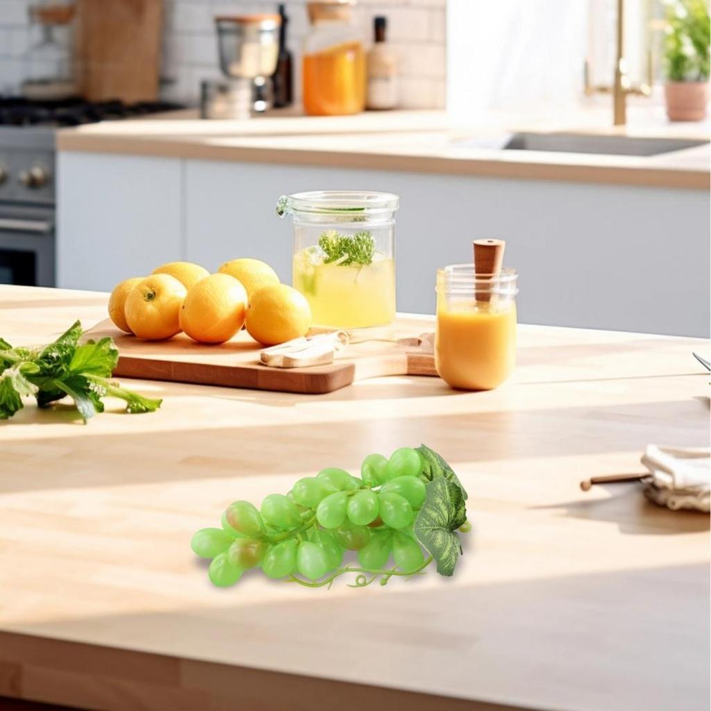 Artificial Grapes Decorative Grapes Fake Fruit Decoration Joyful Decoration