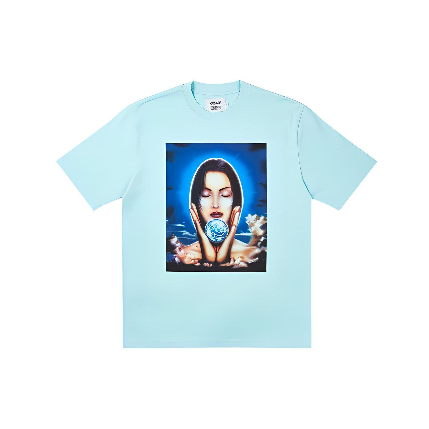 

Palace x Pezlondon Pez Angel Of Palace T-Shirt Unisex Tops Blue P21TS122 L
