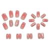 Cat-eye Wearable Nail Patches Ins Style Handmade Manicure Patches Fake Nails New Year Red Environmental Protection