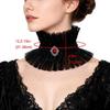 Elegant Lace Ruffle Collar Victorian Stand Collar Decorative Neckwear for Women Party Outfit Masquerades Party Props