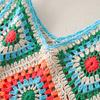 Summer Women's Camisole Ethnic Style Halter Pure Handmade Crochet Top Halter Bohemian Tassel Travel Holiday Vest