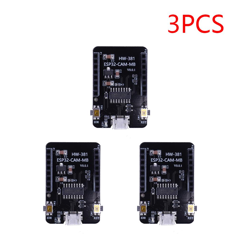

1/2/3/5 шт. Модуль камери ESP32-CAM-MB WIFI+Bluetooth Базова плата TTL Модуль завантажувача CH340 Послідовний до USB Плата розробки