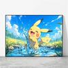 Posters and Prints  Canvas Paintings Pikachu Cute Wall Pictures Room Home Decorative Birthday Gifts Kids Action Figures