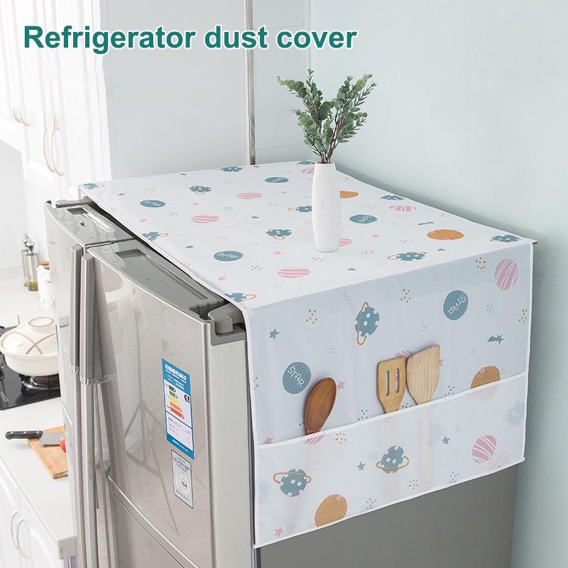 Refrigerator And Washing Machine Dust Cover Storage Hanging Bag Washable Protect Cover Cloth Storage Bag