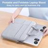 2PCS Mini Folding Laptop Stand with Adjustable Height Ultra-thin Portable Support for Macbook NotebookCooling Invisible Bracket