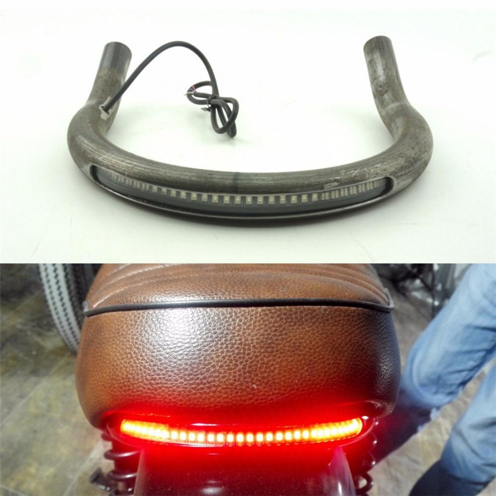 Seat Frame Hoop Loop Upswept Loop & Led Turn Singal Light For Honda Cb Yamaha Xs