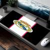 Tappetino per Mouse Stampa Real Madrid, per Tastiera, Tappetino per Laptop PC per Ufficio, Casa, Decorazione Scrivania, Regalo di Compleanno Perfetto per i Giocatori