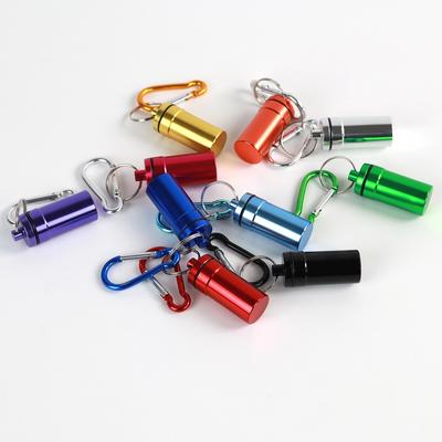 New Mini Portable Pill Case Box Holder Keychain Waterproof Aluminum Container Tablet Storage for Purse Outdoor Camping Travel