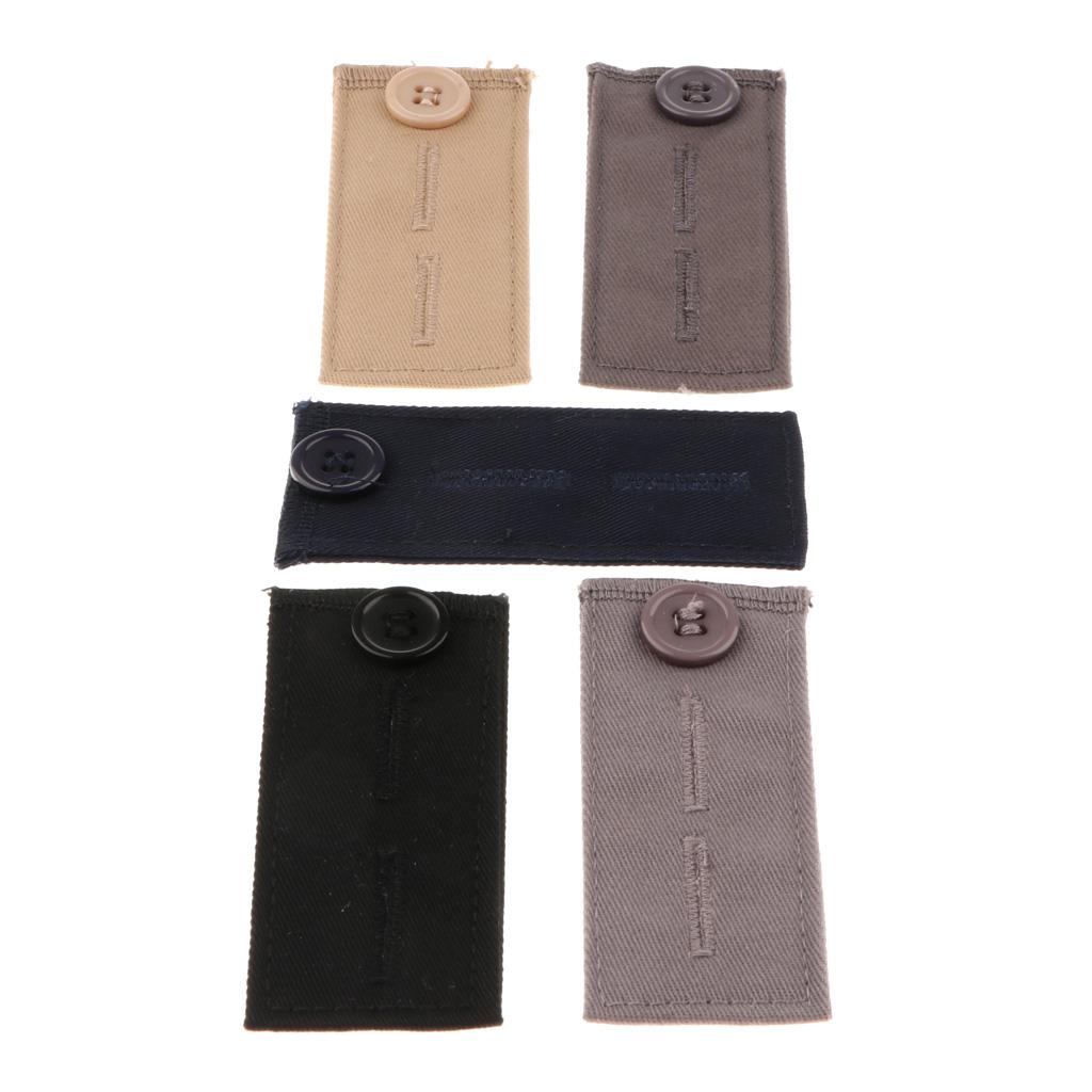 

Jeans Waistband Extender Button Hook Clasp Adjustable Extension Buckle for Early Pregnancy Pants