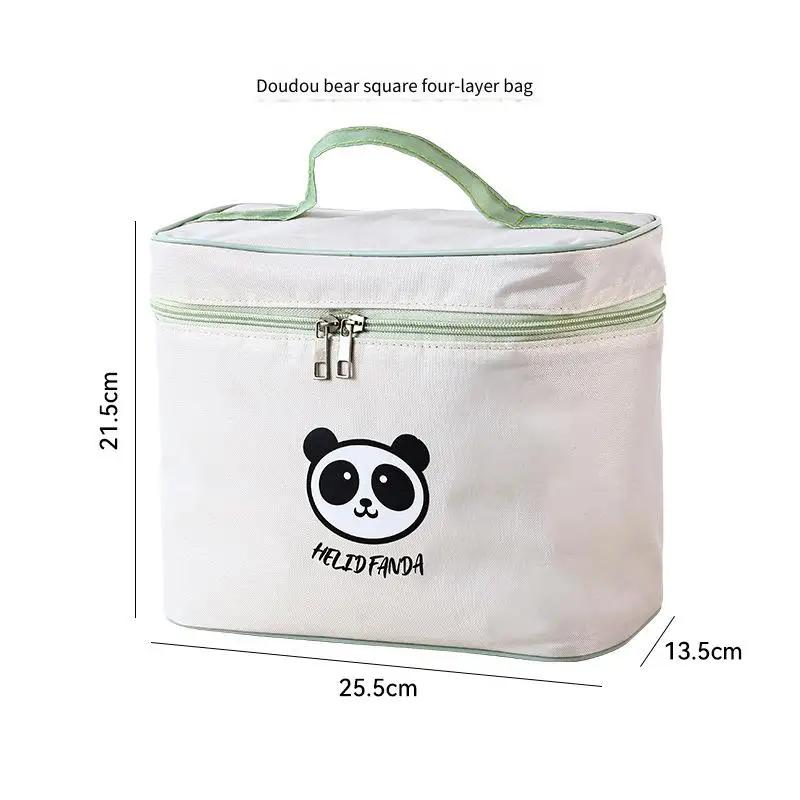 Insulated Baby Bottle Bag Thermal Milk Storage Tote Large Capacity Mommy Diaper Bag Portable Cooler Pouch for Travel Outdoor