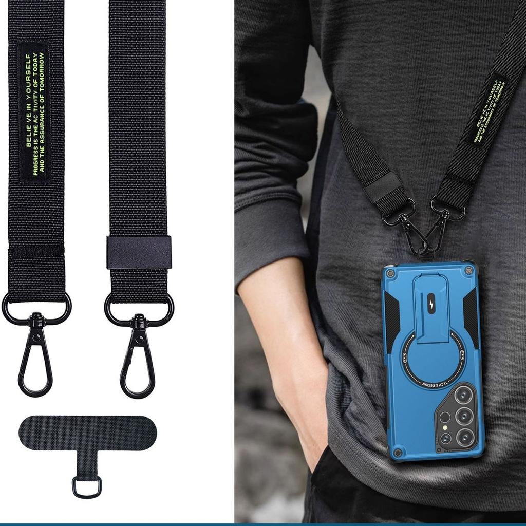 Torba etui na telefon z paskiem na szyję Crossbody do Samsung Galaxy S26 Ultra S25 FE S24 Plus A17 A16 5G A56 A26 A36 A55 A35 A15 Pokrowiec