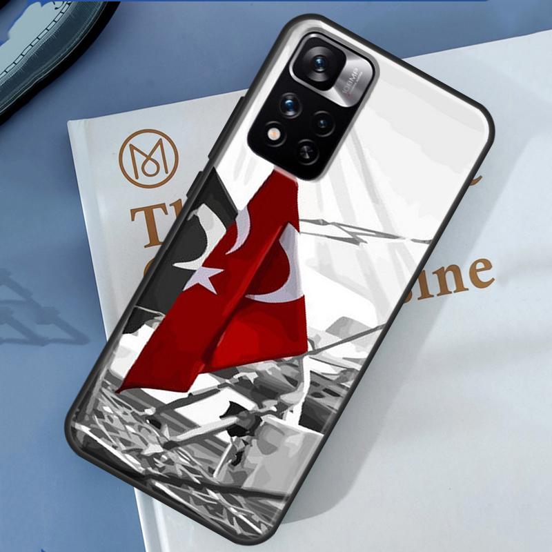 Turkey Flag Case For Xiaomi Redmi Note 14 13 Pro 12 11 9 10 9S 10S 11S 12S Redmi 13C 10C 12C 14C Cover