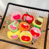 Mouth Big Funny Fruit Plush Toy Peach Strawberry Doll Kids Gift Decoration Home