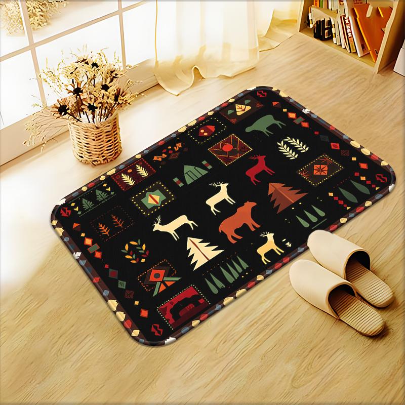 Bohemian Pony Print Rug Animal Pattern Non-Slip Carpet for Living Room Kids Bedroom Modern Home decorations Mat Baby Play Mat