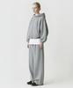 Prinoar [Set] String Overfit Two-Way Zip-Up Hoodie + One-Pleat String Pants - Melange