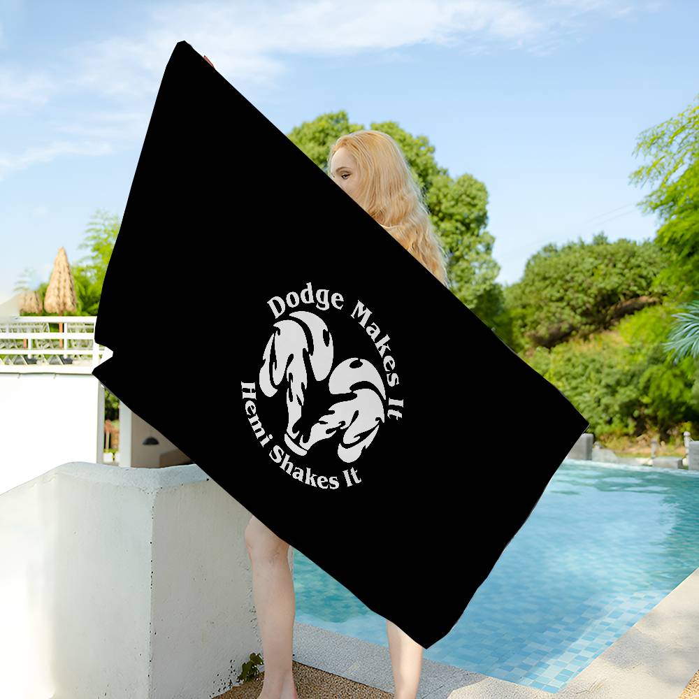 D-Dodges Beach Towel Colorful Bath Towels For Girl Microfiber Quick Dry Sand Free Beach Yoga Spa Gym Pool