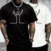 Men 100 Percent Cotton Tees Round Neck Short Sleeve Summer Spring Casual Fashion Top Quality Daily Wear T Shirts Mens Clothes