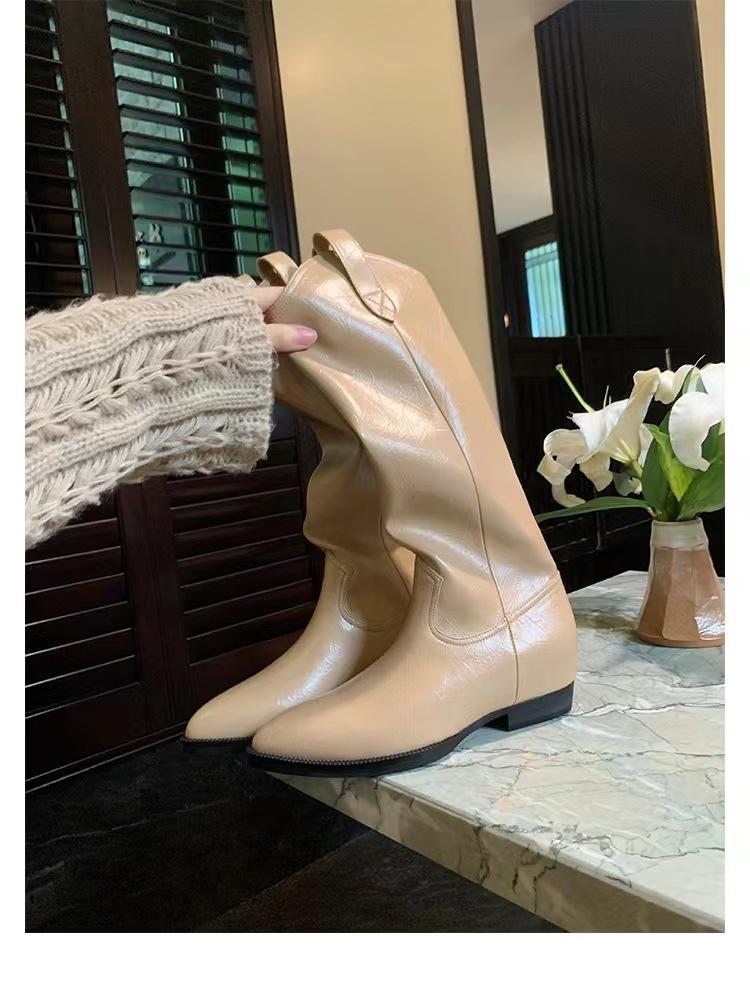 

Cowhide~ Grape Mom has the same v-mouth but knee-high boots, pointed western boots, genuine leather knight boots, and women s boots. 34