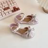 Girls Sandals Soft Bottom Crystal Princess Shoes Toddler Footwear Summer New Style Head Covered Kids Footwear Small Girls