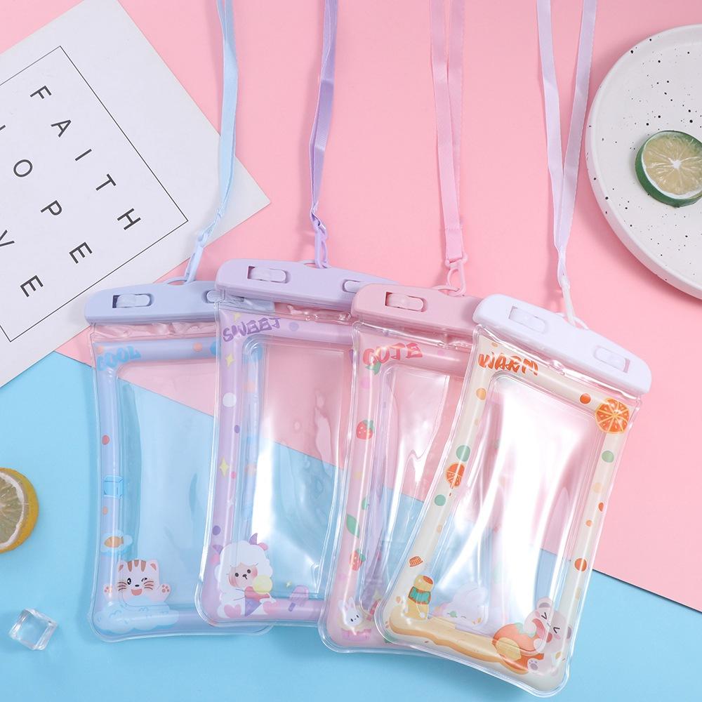 

Thick Strap Waterproof Phone Case Cartoon Mobile Phone Pouch Mobile Phone Waterproof Bag Sports жовтий