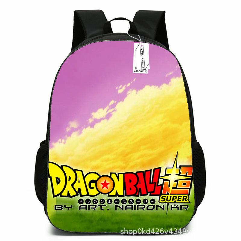Dragon Ball Animation Cartoon School Bag Elementary and Secondary School Backpack Backpack Large Capacity Wukong Backpack