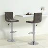 Day and Night - Day and Night Kitchen Stools 2 Units Dark Gray Velvet