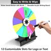 Fortune Party Turn Plate Tabletop Prize Turn Plate Lucky Draws Rotating Wheel Erasable Reusable Fortune Wheel Enduring