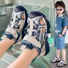 Kids' Non-slip Closed-toe Sports Sandals with Velcro - Soft Sole Beach Shoes for Boys & Girls, Toddlers To Big Kids